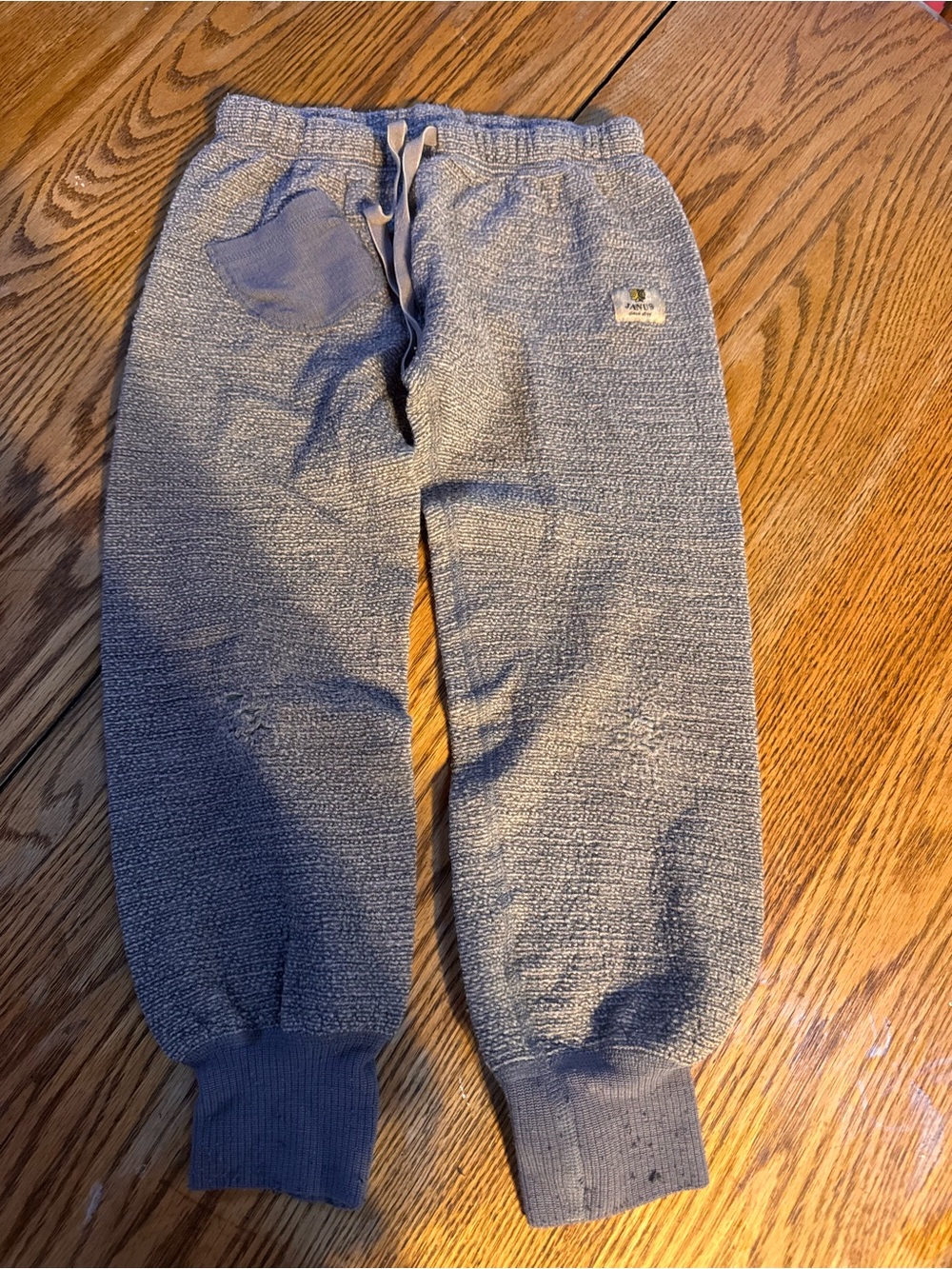 Rare Janus Norway Merino Wool blend Kids Jogger Sweatpants gray